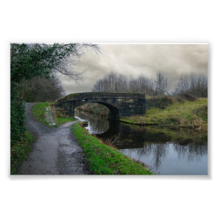 Rochdale Canal - Brown Bank Bridge 52 Photo Print