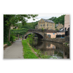 Rochdale Canal, Luddendenfoot Photo Print