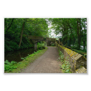 Rochdale Canal, Luddendenfoot Photo Print