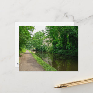 Rochdale Canal, Luddendenfoot Postcard