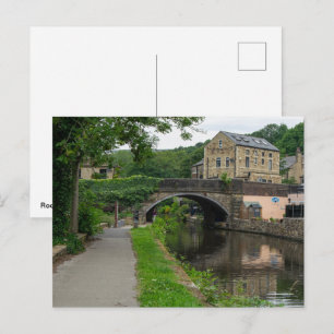 Rochdale Canal, Luddendenfoot Postcard