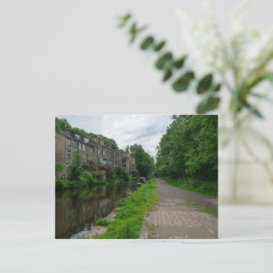 Rochdale Canal, Luddendenfoot Postcard