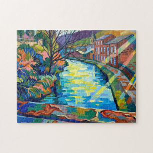 Rochdale Canal Sowerby Bridge Jigsaw Puzzle