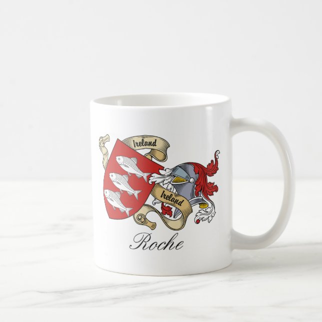 Roche Family Crest Coffee Mug (Right)