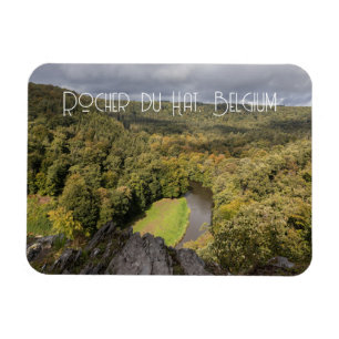 Rocher du Hat Famous View, Belgium Magnet
