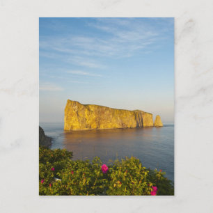 Rocher Perce (Perce Rock), Quebec, Canada. Postcard