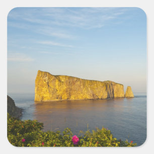 Rocher Perce (Perce Rock), Quebec, Canada. Square Sticker