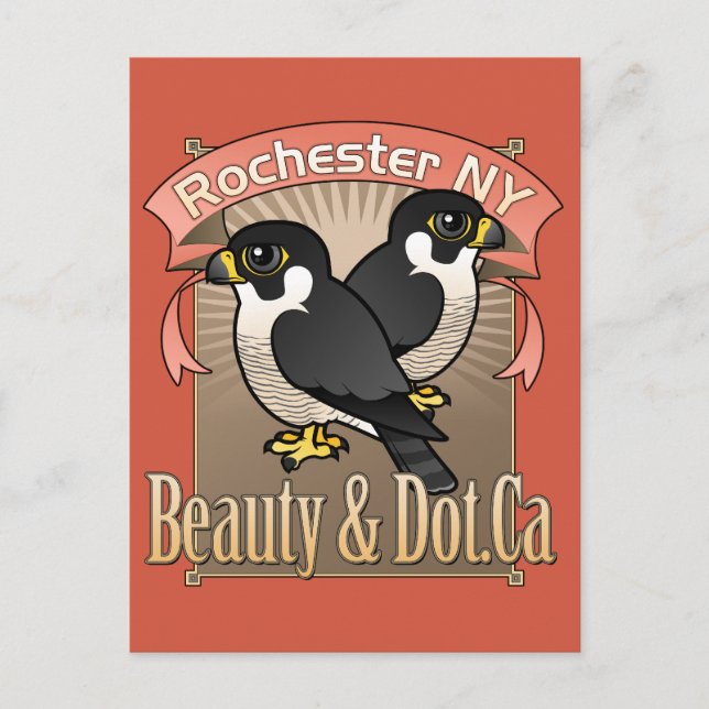 Rochester Beauty & Dot.Ca Postcard (Front)