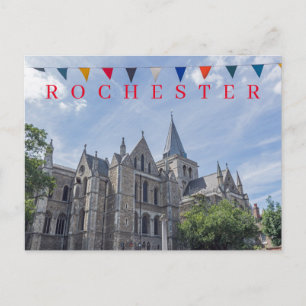 Rochester Cathedral view postcard