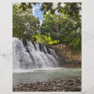 Rochester Falls waterfall in Souillac Mauritius