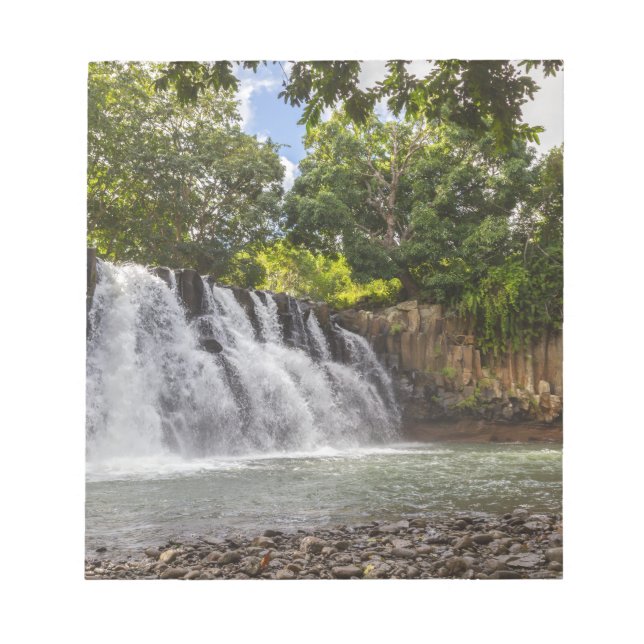 Rochester Falls waterfall in Souillac Mauritius Notepad (Front)