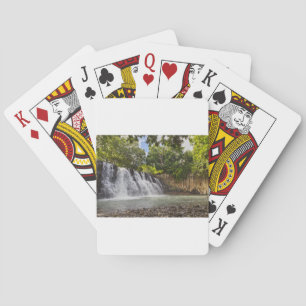 Rochester Falls waterfall in Souillac Mauritius Playing Cards