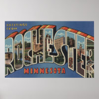 Rochester, Minnesota - Large Letter Scenes