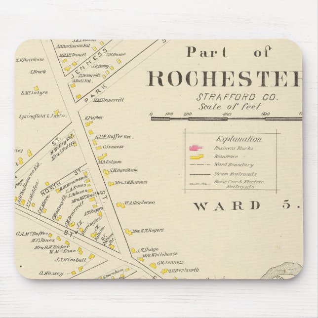 Rochester Mouse Mat (Front)