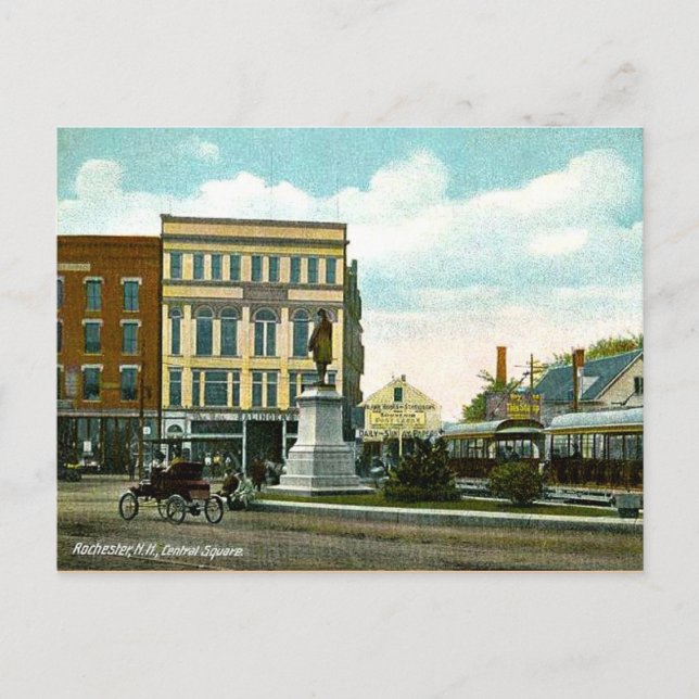 Rochester, New Hampshire, 1909 vintage postcard (Front)