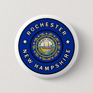 Rochester New Hampshire 6 Cm Round Badge