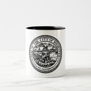 Rochester (New York) City Seal Two-Tone Coffee Mug