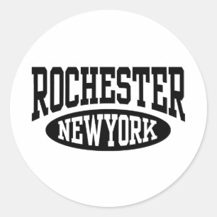 Rochester New York Classic Round Sticker