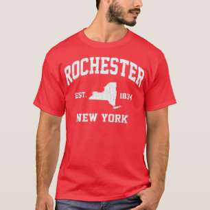 Rochester New York NY vintage State Athletic Style T-Shirt