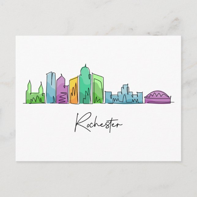 Rochester NEW YORK Postcard (Front)