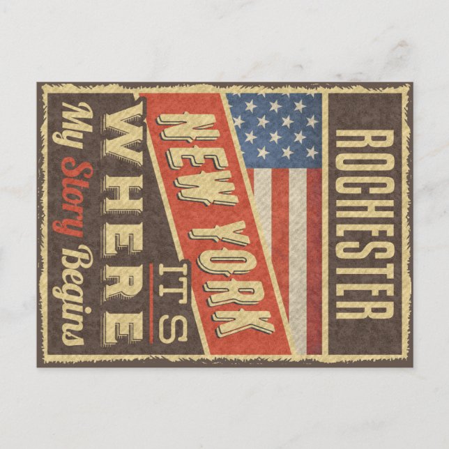 Rochester New York Postcard (Front)