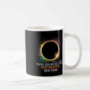 Rochester New York Total Solar Eclipse April 8 202 Coffee Mug