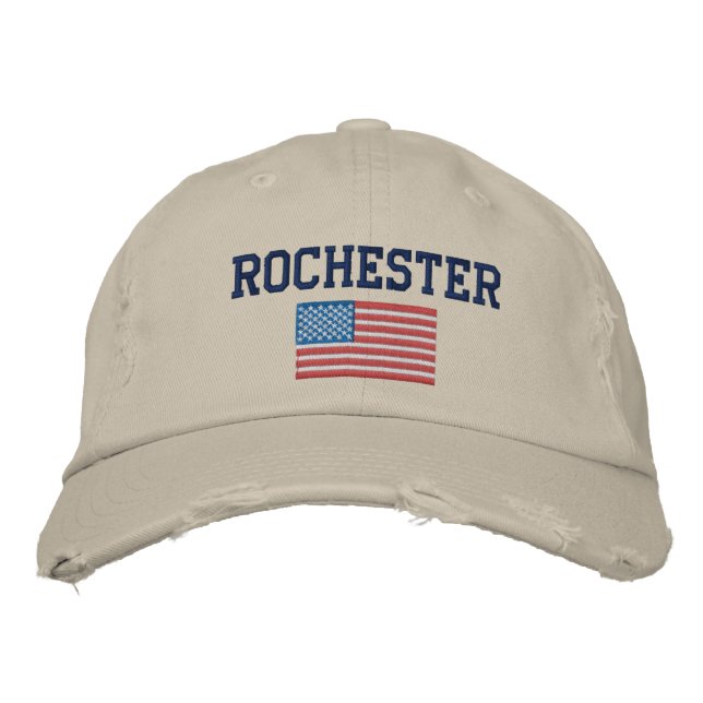 Rochester NY Baseball Cap (Front)
