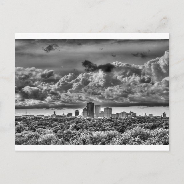 Rochester NY Skyline Postcard (Front)