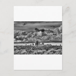 Rochester NY Skyline Postcard