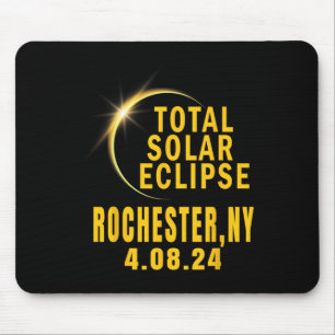 Rochester Ny Solar Eclipse 2024 Total Solar Eclips Mouse Mat