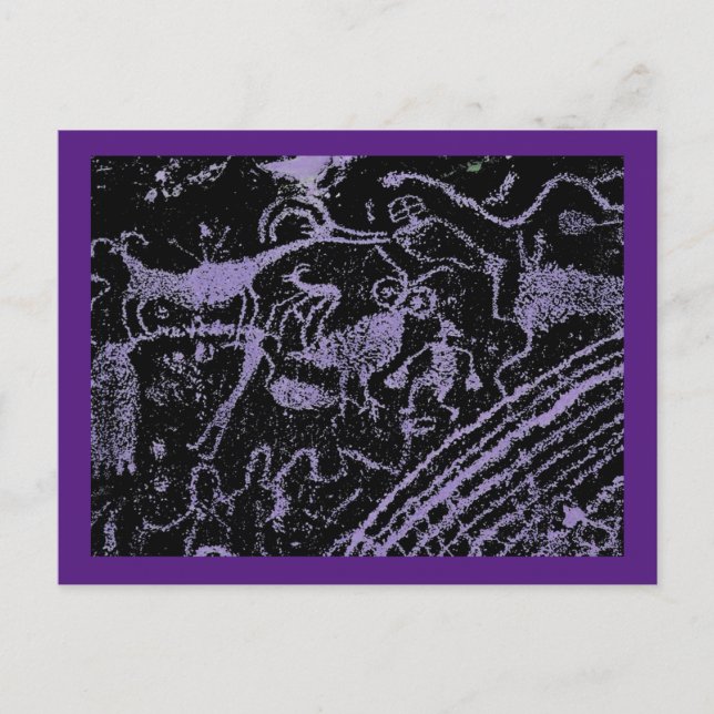 Rochester Panel Rock Art Postcard (Front)