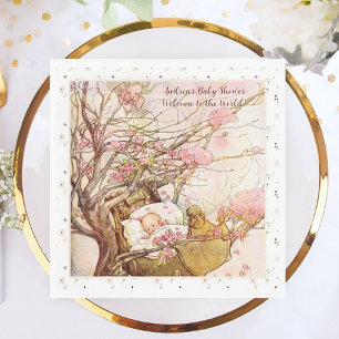 Rock A Bye Baby Nursery Rhyme Baby Shower Napkins