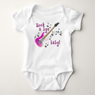Rock A Bye Baby Pink Bodysuit