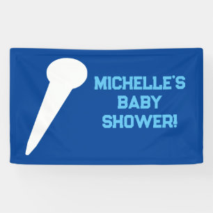 Rock a Bye Rock Star Guitar Baby Shower Banner