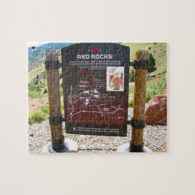 Rock Amphitheter Colorado Jigsaw Puzzle (Horizontal)