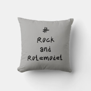 # Rock and Rolemodel - Black. Cushion