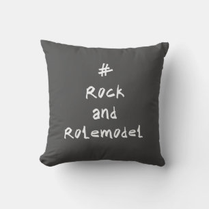 # Rock and Rolemodel - White. Cushion