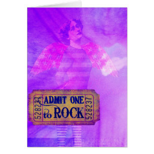 Rock and Roll Angel Digital Collage All Occasions