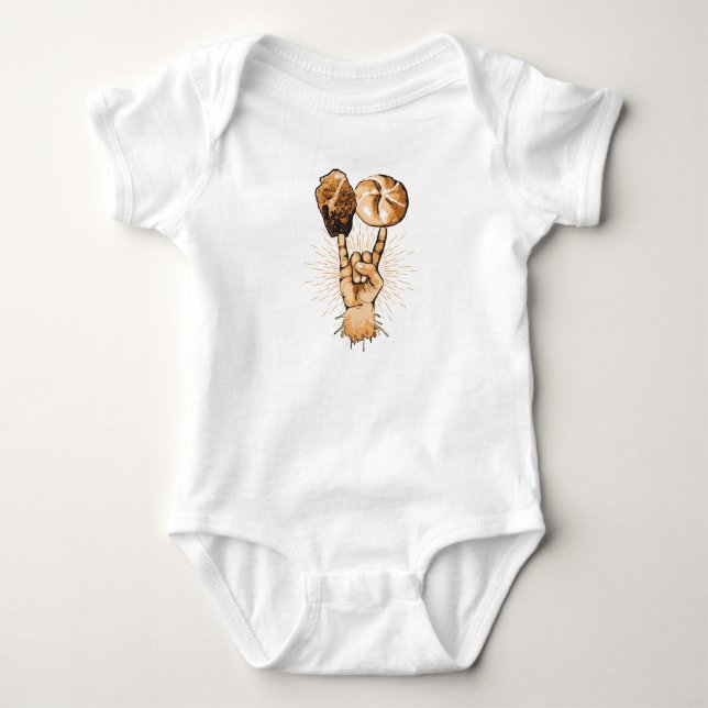 Rock and Roll Baby Bodysuit (Front)