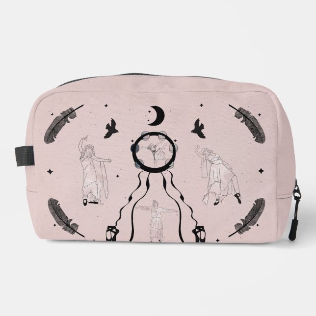 Rock and Roll Ballerina II Dopp Kit (Front)