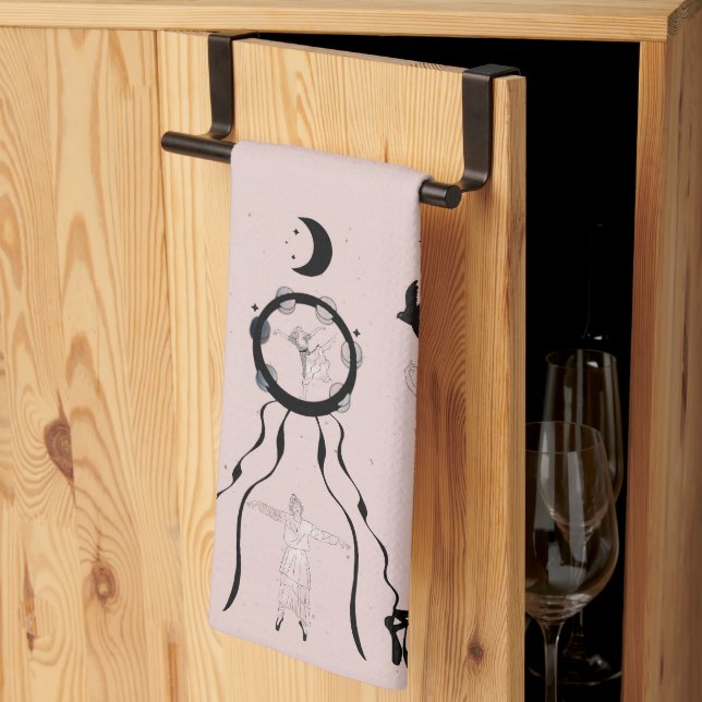 Rock and Roll Ballerina II Tea Towel (Thirds Fold)