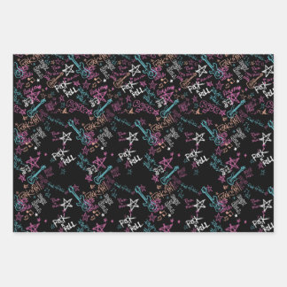 Rock and Roll Birthday Paper