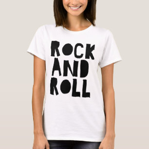 rock and roll bold logo design T-Shirt