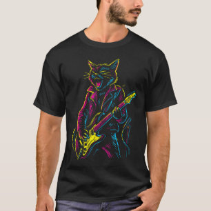 Rock And Roll Cat T-Shirt