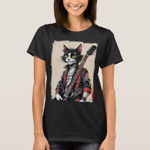 Rock and Roll Cat T-Shirt