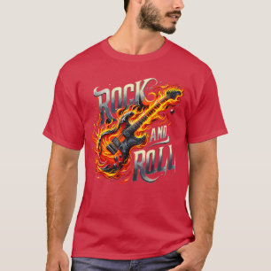 Rock and Roll Electric Guitar Band Guitarist Lets  T-Shirt