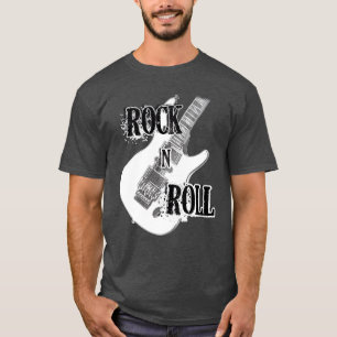 Rock and Roll Electric Guitar Design friends T-Shirt