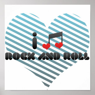 Rock And Roll fan Poster