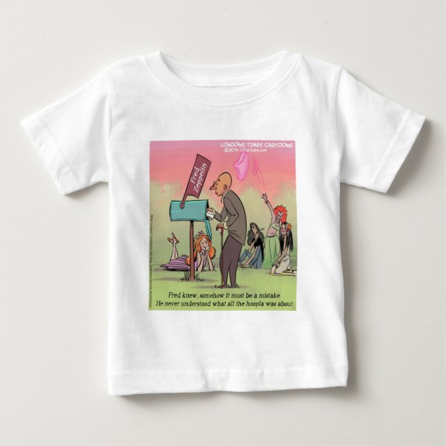 Rock And Roll Fred Funny Baby T-Shirt (Front)