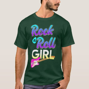 Rock and Roll Girl EGuitar Rock Music Musician wom T-Shirt